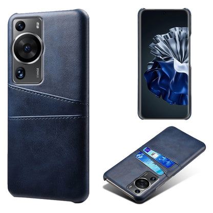 For Huawei P60 / P60 Pro Phone Case Dual Card Slots Shockproof PU Leather+PC Cover
