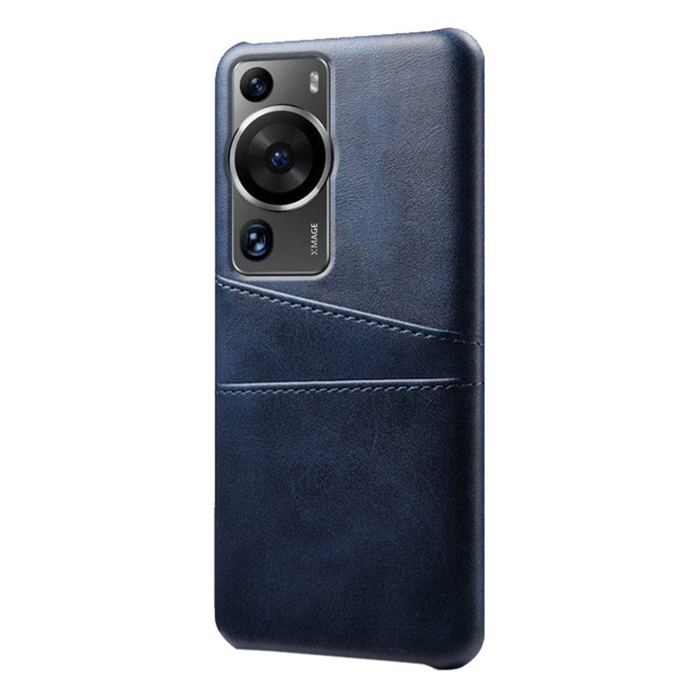 For Huawei P60 / P60 Pro Phone Case Dual Card Slots Shockproof PU Leather+PC Cover