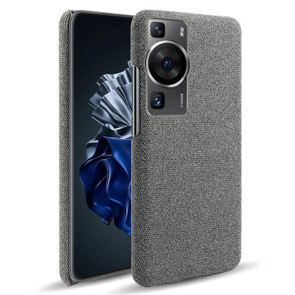 For Huawei P60 /  P60 Pro Solid Color Phone Case Hard PC + Cloth Shockproof Non-Slip Cover