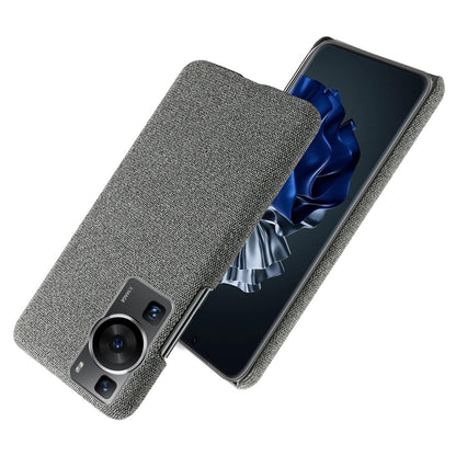 For Huawei P60 /  P60 Pro Solid Color Phone Case Hard PC + Cloth Shockproof Non-Slip Cover