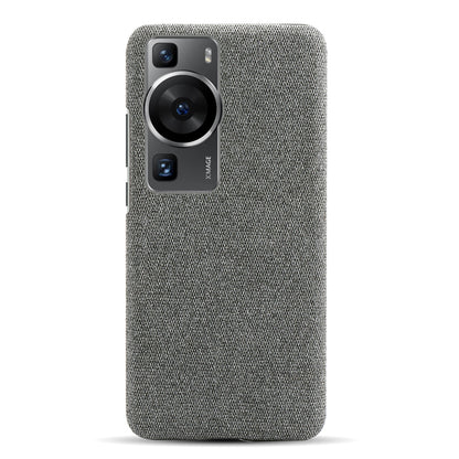 For Huawei P60 /  P60 Pro Solid Color Phone Case Hard PC + Cloth Shockproof Non-Slip Cover