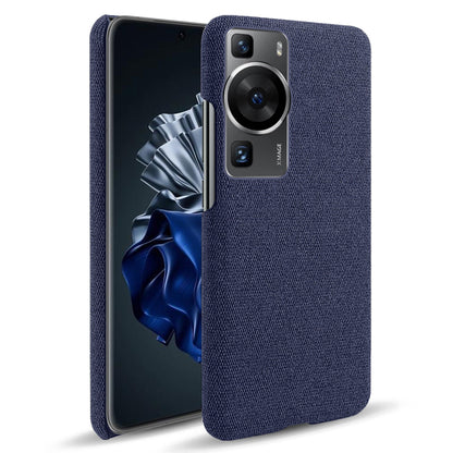 For Huawei P60 /  P60 Pro Solid Color Phone Case Hard PC + Cloth Shockproof Non-Slip Cover