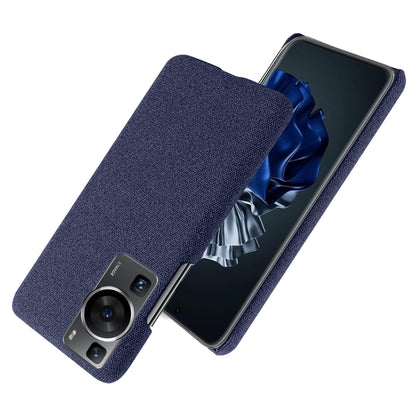 For Huawei P60 /  P60 Pro Solid Color Phone Case Hard PC + Cloth Shockproof Non-Slip Cover
