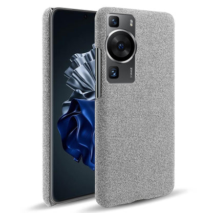 For Huawei P60 /  P60 Pro Solid Color Phone Case Hard PC + Cloth Shockproof Non-Slip Cover