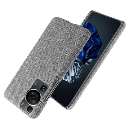 For Huawei P60 /  P60 Pro Solid Color Phone Case Hard PC + Cloth Shockproof Non-Slip Cover