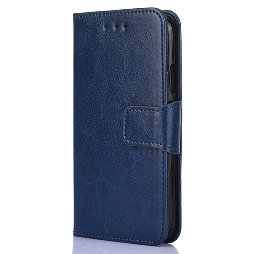 For vivo S16e 5G Textured PU Leather Protective Case Anti-Drop Wallet Phone Stand Shell