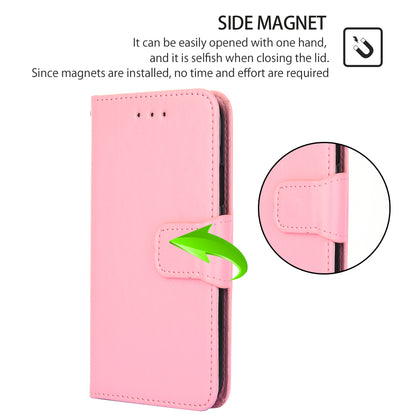 For vivo S16e 5G Textured PU Leather Protective Case Anti-Drop Wallet Phone Stand Shell