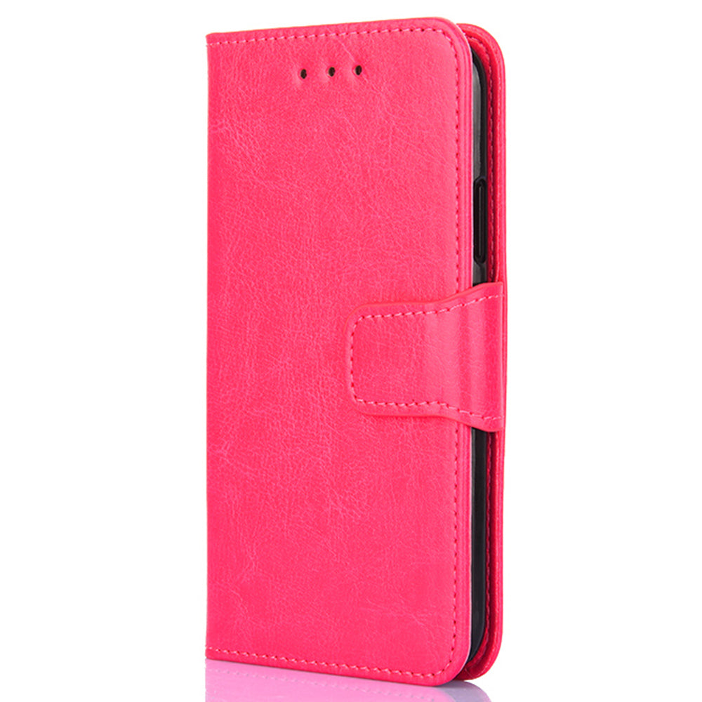 For vivo S16e 5G Textured PU Leather Protective Case Anti-Drop Wallet Phone Stand Shell