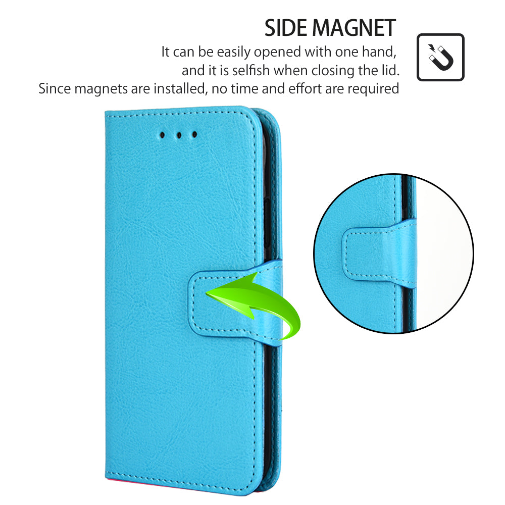 For vivo S16e 5G Textured PU Leather Protective Case Anti-Drop Wallet Phone Stand Shell