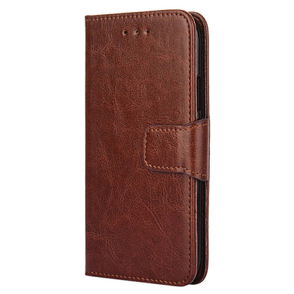 For vivo S16e 5G Textured PU Leather Protective Case Anti-Drop Wallet Phone Stand Shell