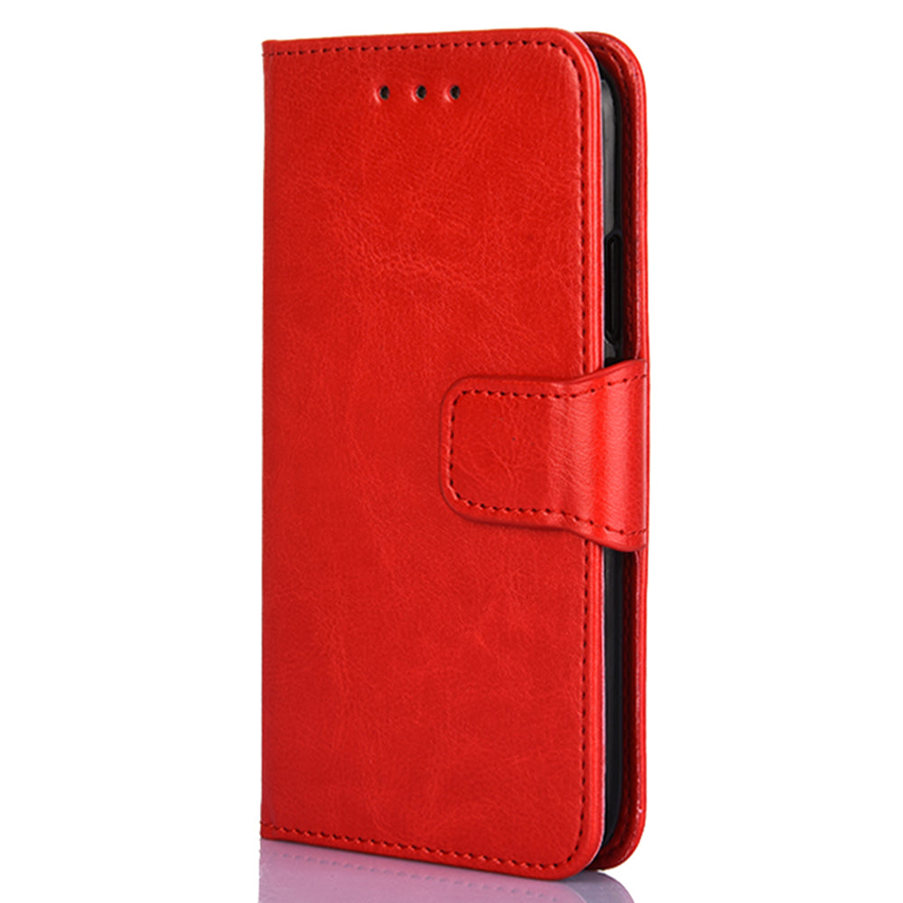 For vivo S16e 5G Textured PU Leather Protective Case Anti-Drop Wallet Phone Stand Shell