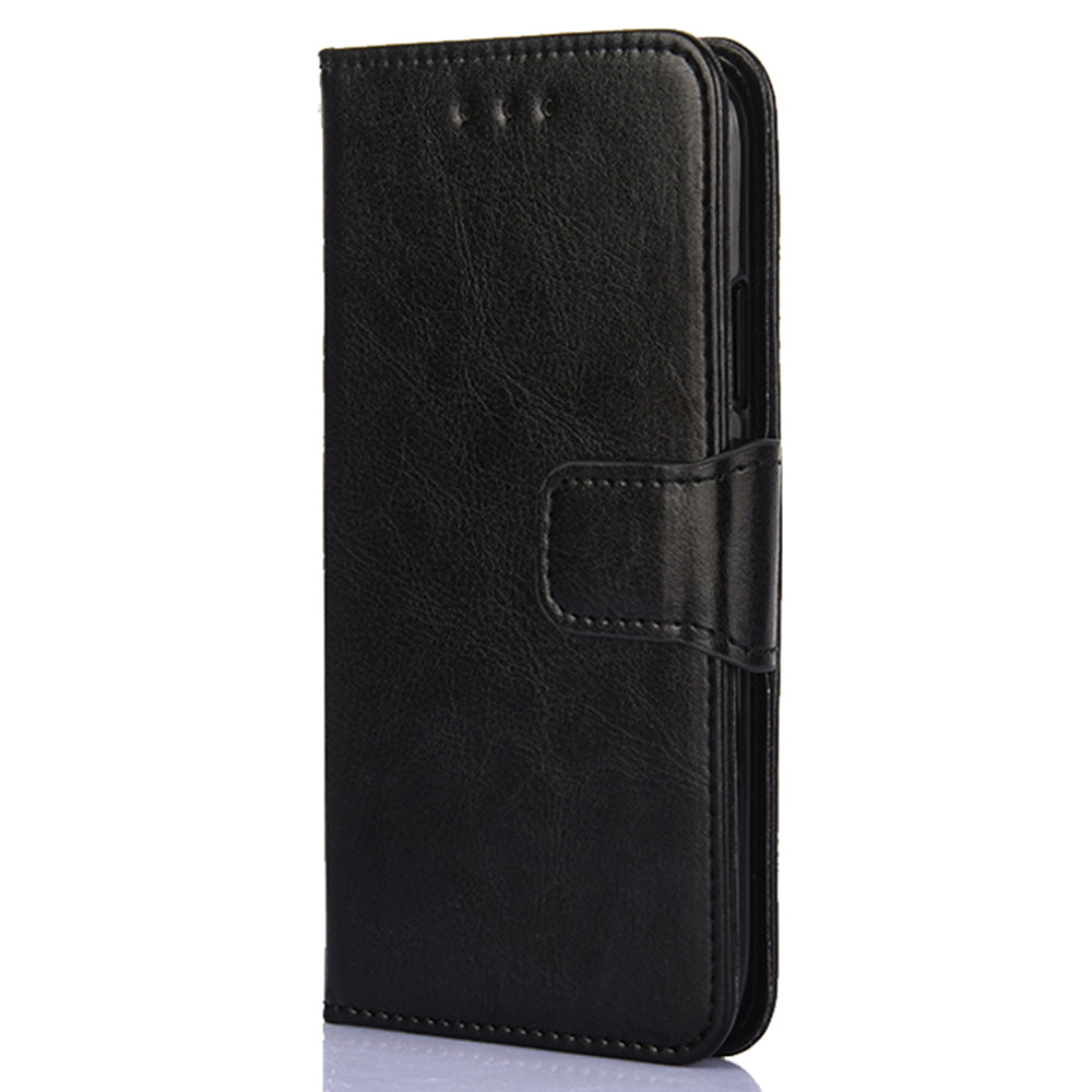 For vivo S16e 5G Textured PU Leather Protective Case Anti-Drop Wallet Phone Stand Shell