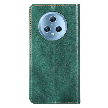 For Honor Magic5 PU Leather Phone Wallet Case Full Protection Phone Stand Cover