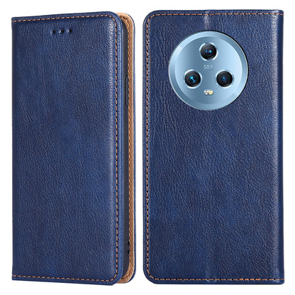For Honor Magic5 PU Leather Phone Wallet Case Full Protection Phone Stand Cover