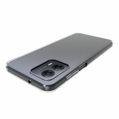 Mobile Phone Cover for Motorola Moto G53 5G Glossy Watermark-Free Transparent TPU Phone Case