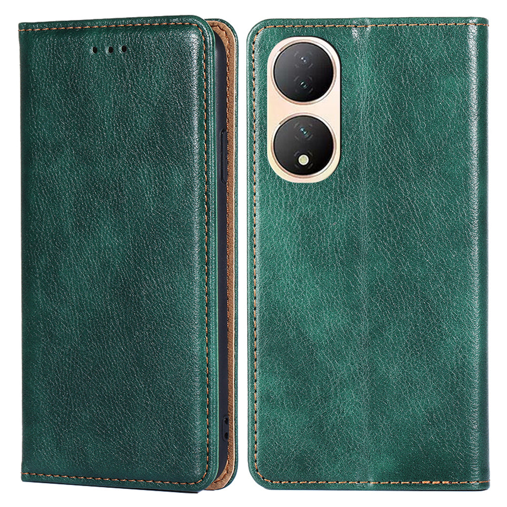 For vivo Y100 5G PU Leather Flip Wallet Case Stand Magnetic Protective Phone Cover