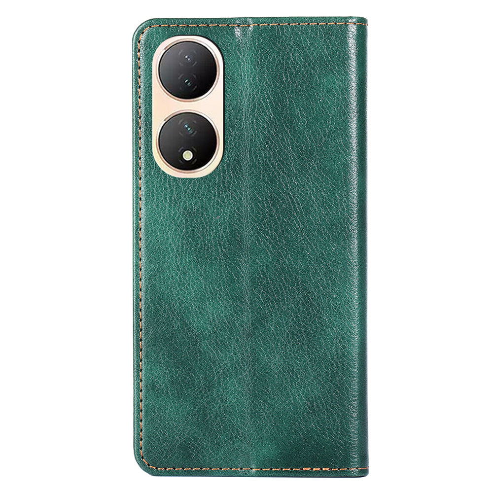 For vivo Y100 5G PU Leather Flip Wallet Case Stand Magnetic Protective Phone Cover