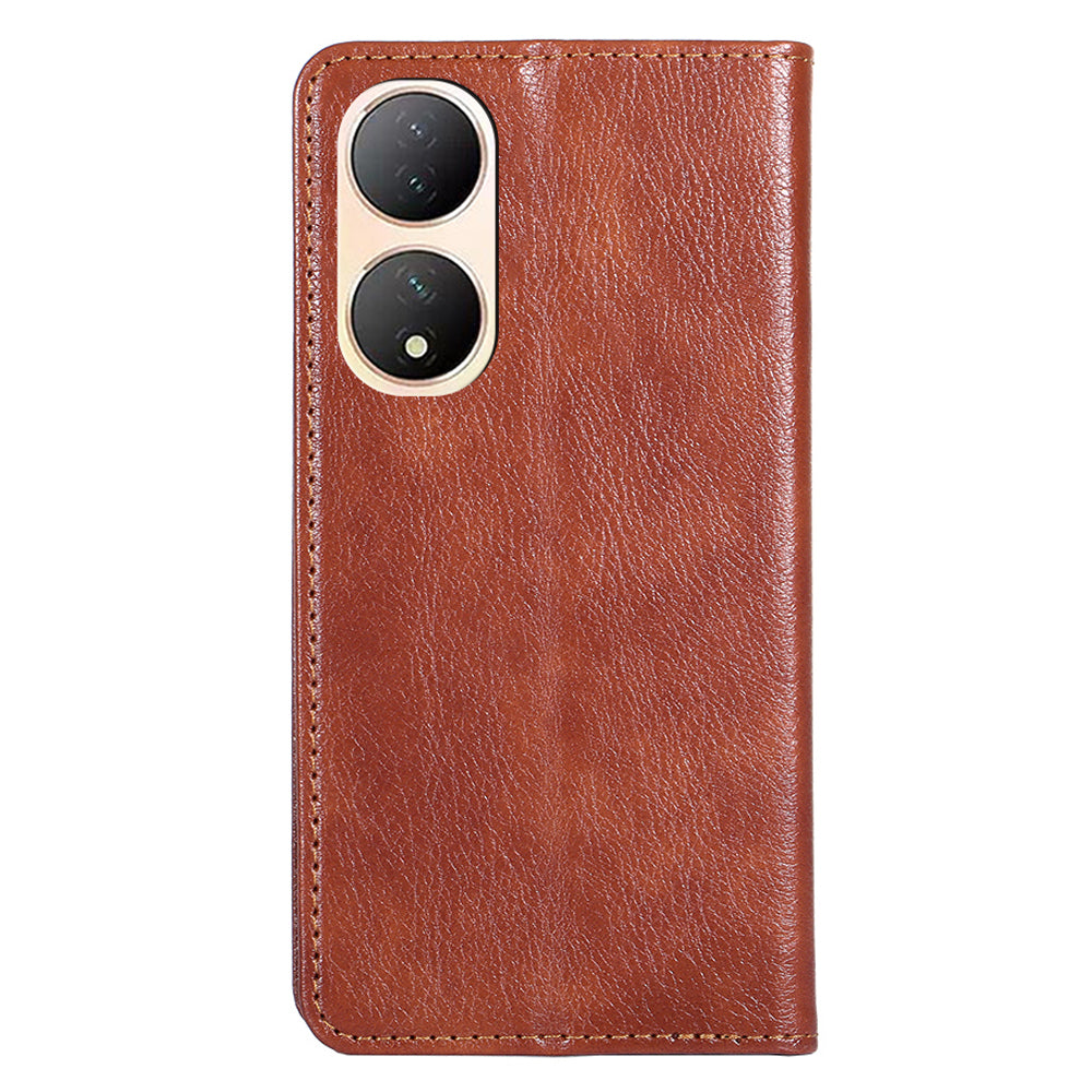 For vivo Y100 5G PU Leather Flip Wallet Case Stand Magnetic Protective Phone Cover