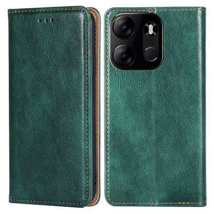 For Tecno Spark Go 2023 4G PU Leather Stand Wallet Case Stand Magnetic Shockproof Phone Cover