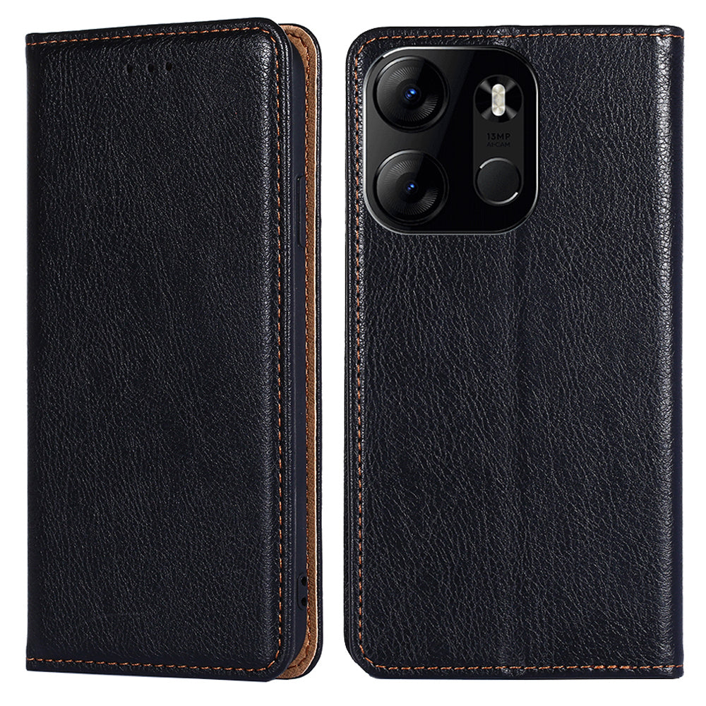 For Tecno Spark Go 2023 4G PU Leather Stand Wallet Case Stand Magnetic Shockproof Phone Cover