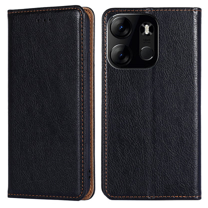 For Tecno Spark Go 2023 4G PU Leather Stand Wallet Case Stand Magnetic Shockproof Phone Cover