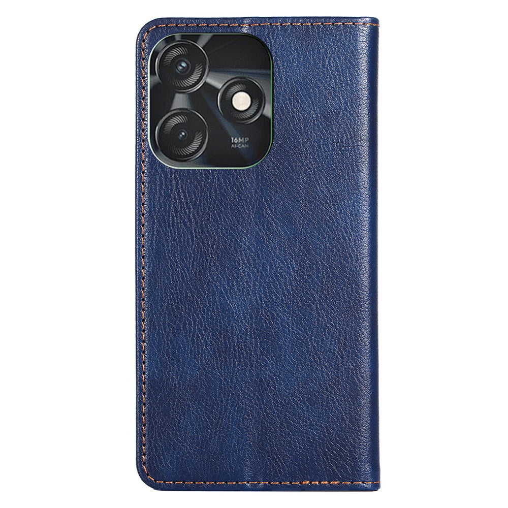 For Tecno Spark 10C 4G Leather Wallet Case Flip Stand Magnetic Closing Phone Cover