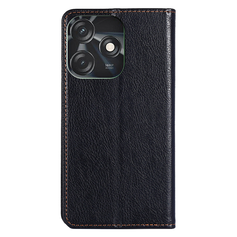 For Tecno Spark 10C 4G Leather Wallet Case Flip Stand Magnetic Closing Phone Cover