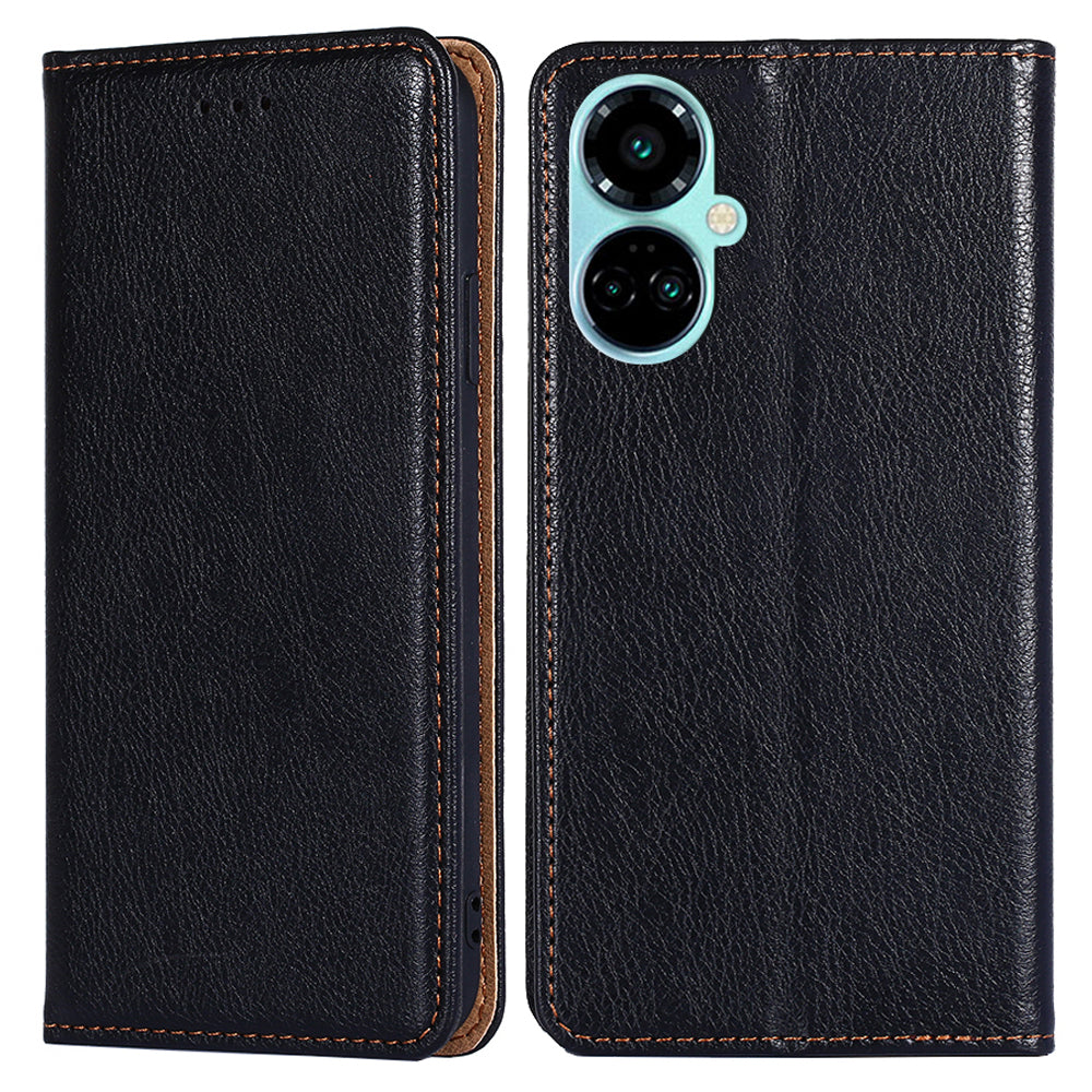 Leather Flip Case for Tecno Camon 19 4G / Camon 19 Pro 4G / 5G , Wallet Stand Magnetic Phone Cover