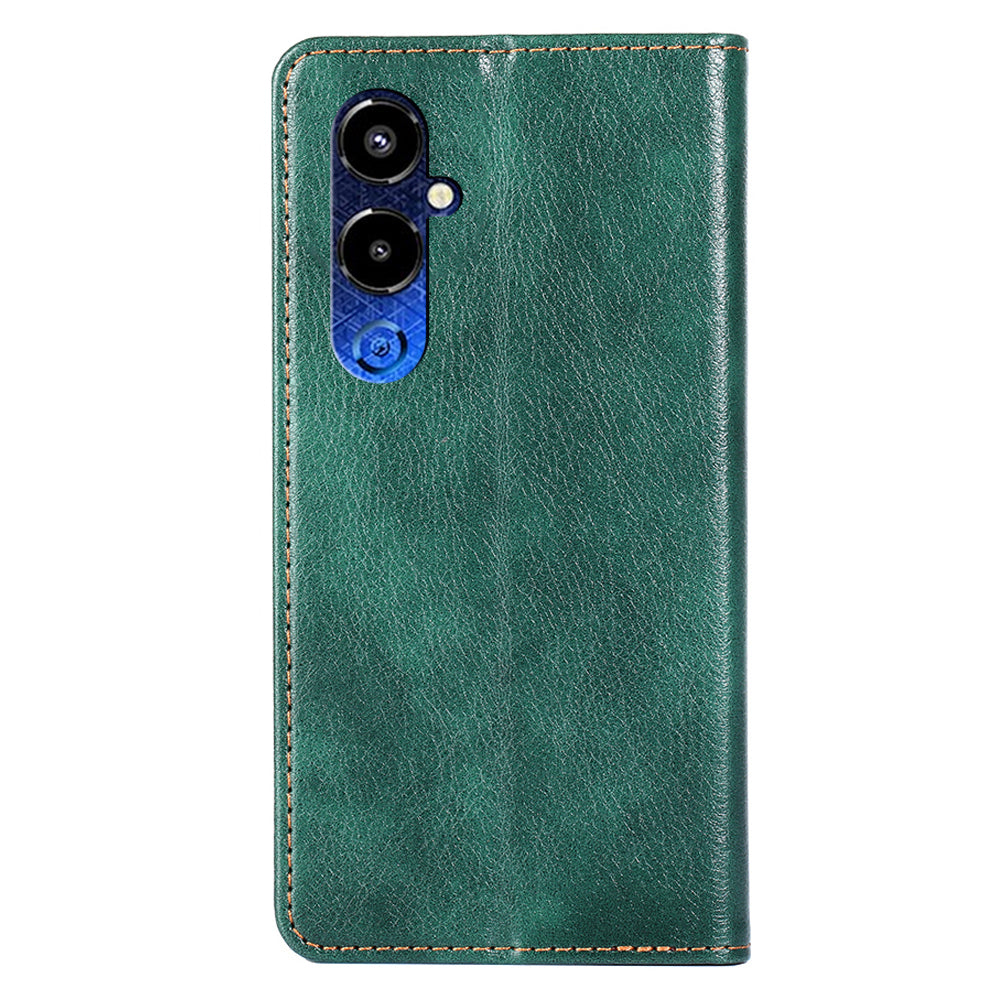 For Tecno Pova 4 Pro 4G PU Leather Magnetic Wallet Case Stand Shockproof Protective Phone Cover