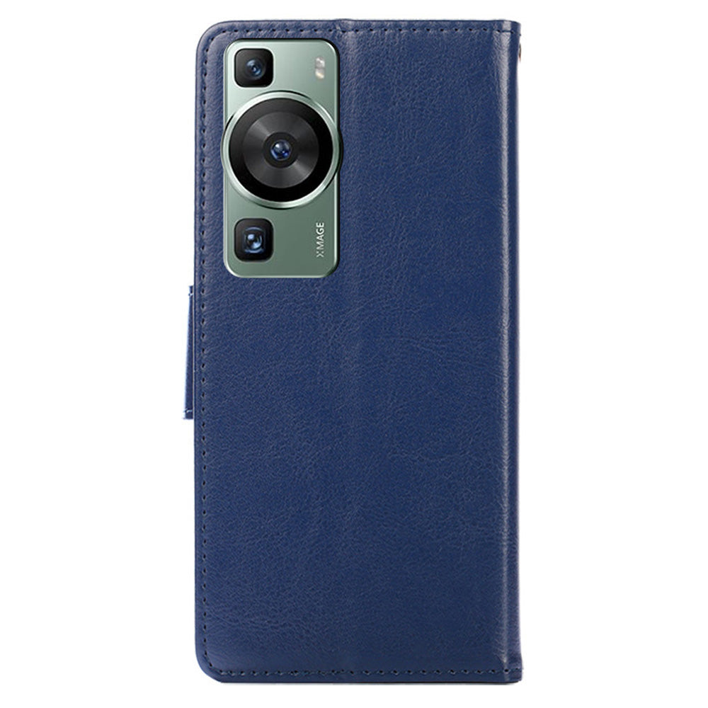 For Huawei P60 / P60 Pro Leather Wallet Phone Case Folding Stand Full Protection Cover