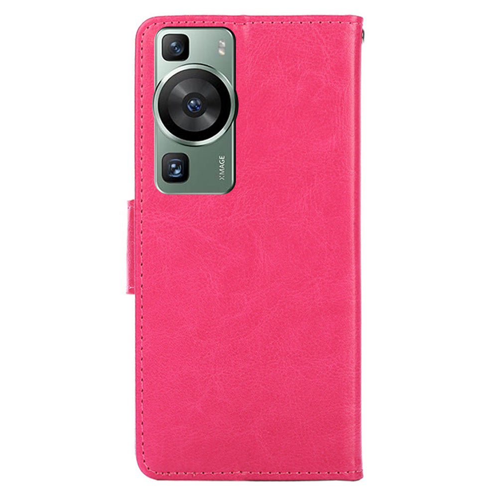 For Huawei P60 / P60 Pro Leather Wallet Phone Case Folding Stand Full Protection Cover