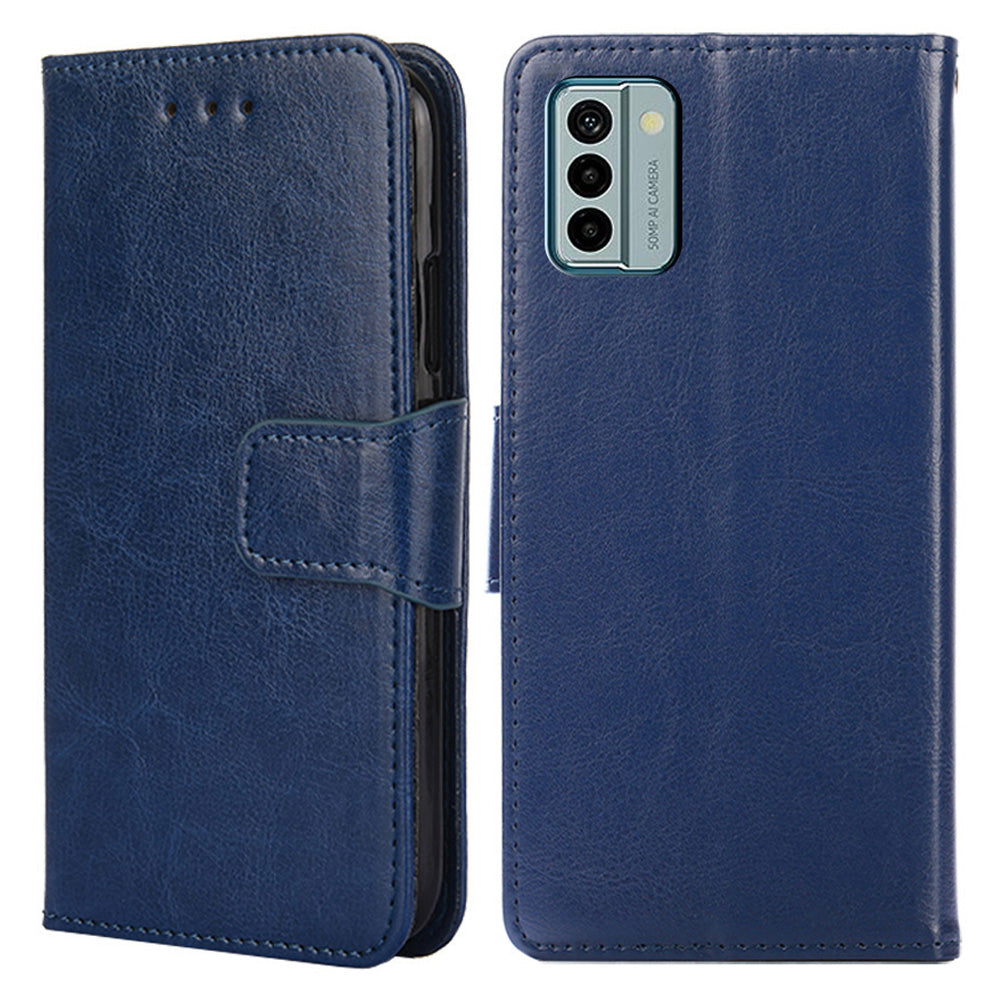 For Nokia G22 Leather Wallet Phone Case Folding Stand Anti-drop Cover