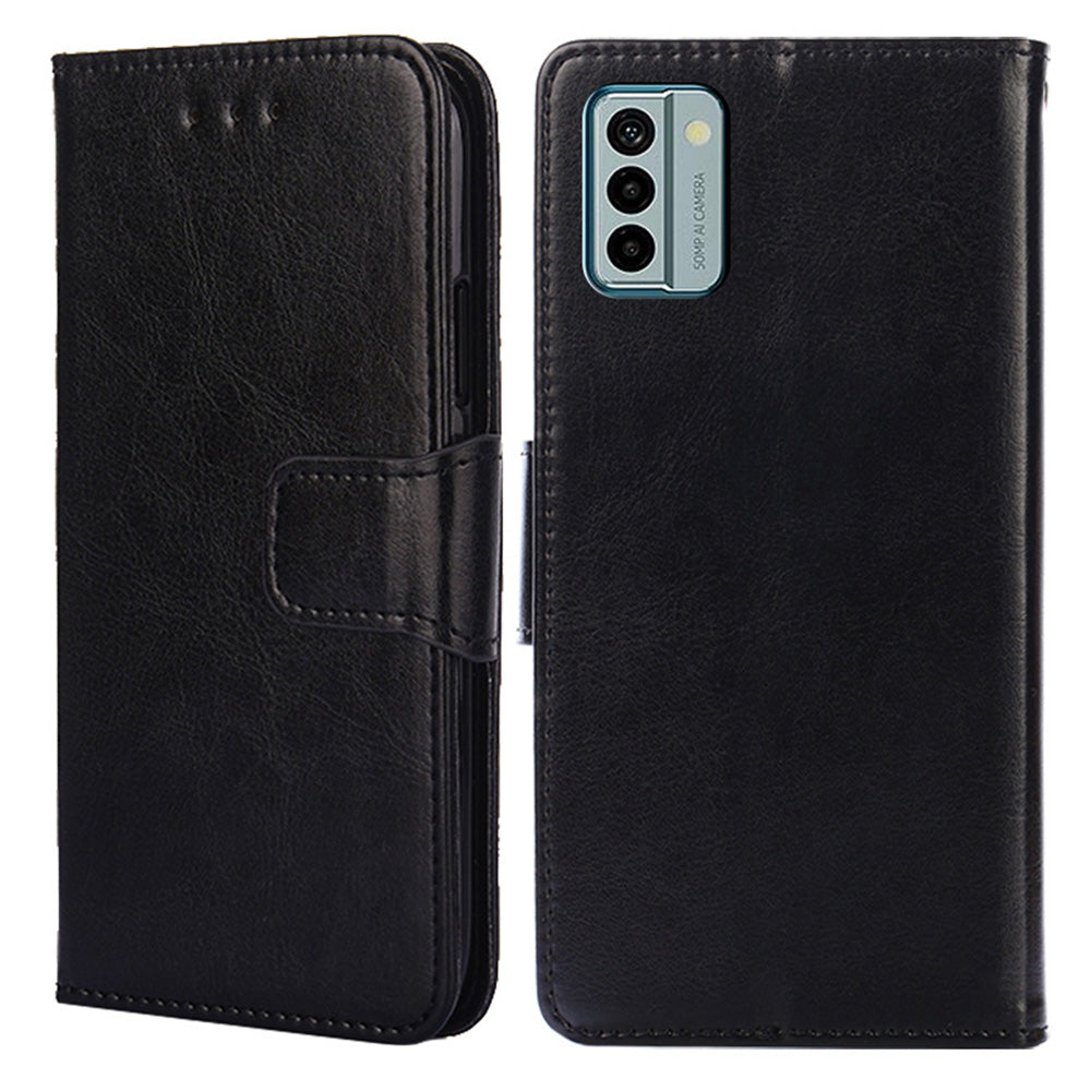 For Nokia G22 Leather Wallet Phone Case Folding Stand Anti-drop Cover