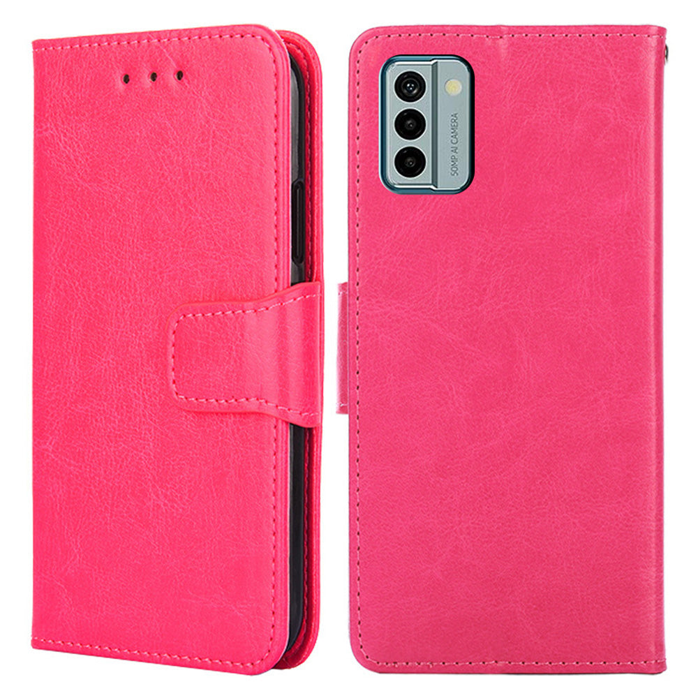 For Nokia G22 Leather Wallet Phone Case Folding Stand Anti-drop Cover