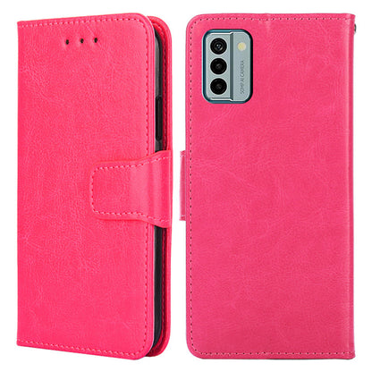 For Nokia G22 Leather Wallet Phone Case Folding Stand Anti-drop Cover