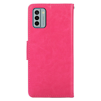 For Nokia G22 Leather Wallet Phone Case Folding Stand Anti-drop Cover