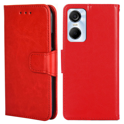 For Tecno Pop 6 Pro 4G Leather Stand Phone Case Full Protection Wallet Cover