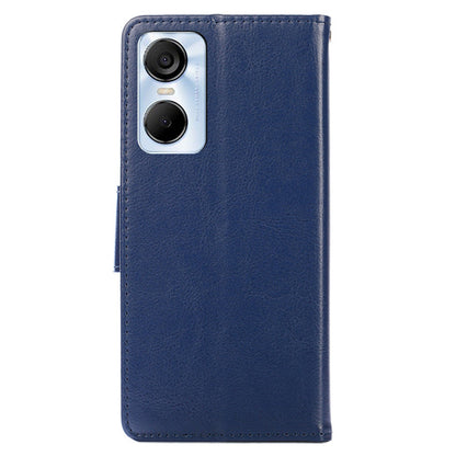 For Tecno Pop 6 Pro 4G Leather Stand Phone Case Full Protection Wallet Cover