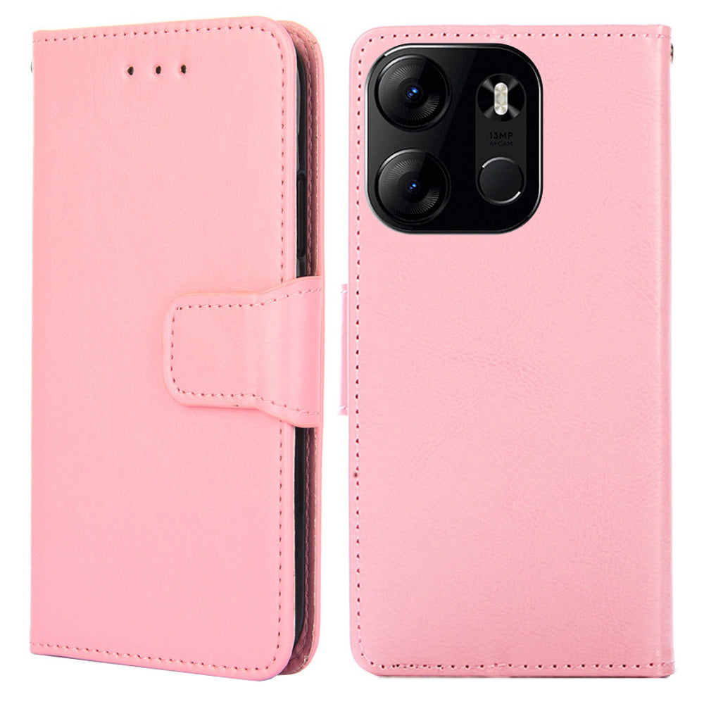 For Tecno Spark Go 2023 4G Leather Wallet Protective Case Flip Stand Phone Shell