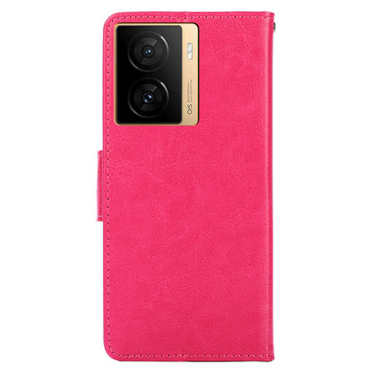 For vivo iQOO Z7 5G Leather Wallet Phone Case Shockproof Folding Stand Cover