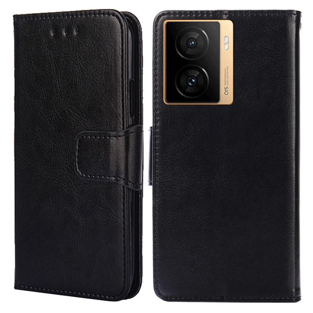For vivo iQOO Z7 5G Leather Wallet Phone Case Shockproof Folding Stand Cover
