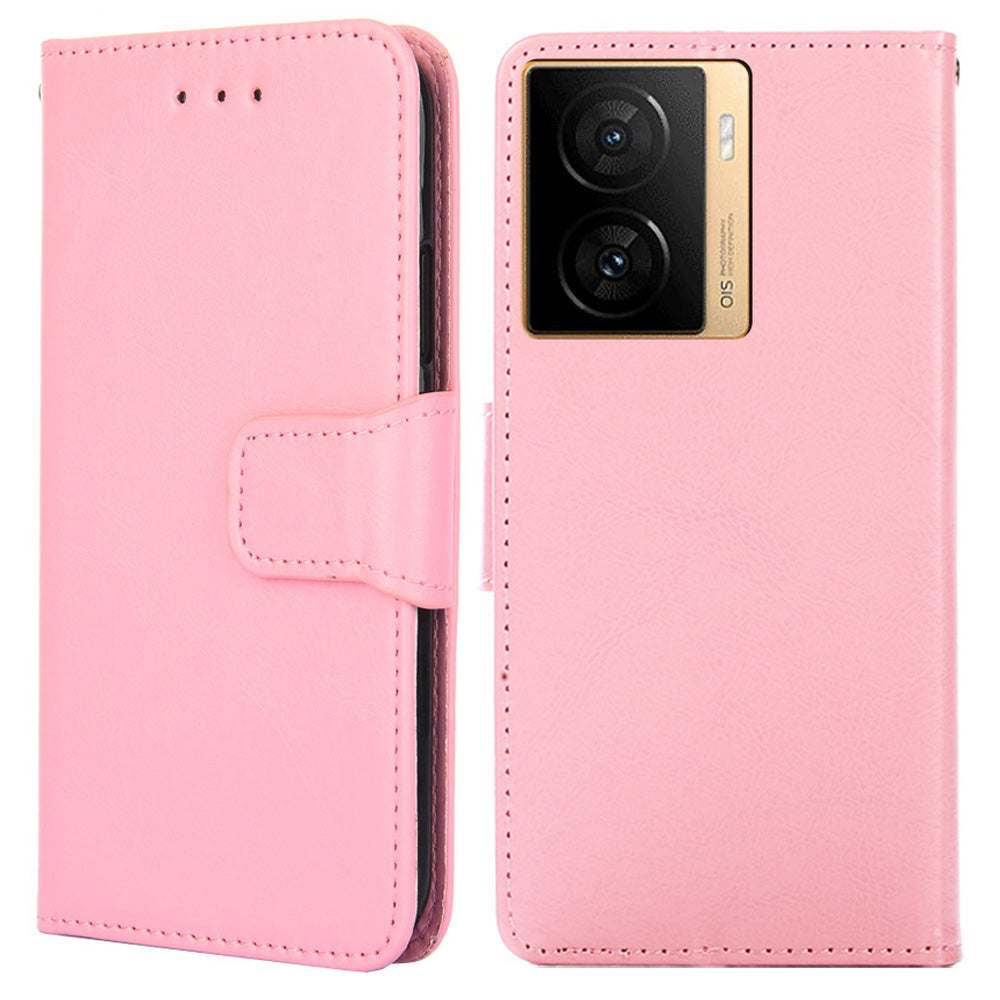 For vivo iQOO Z7 5G Leather Wallet Phone Case Shockproof Folding Stand Cover