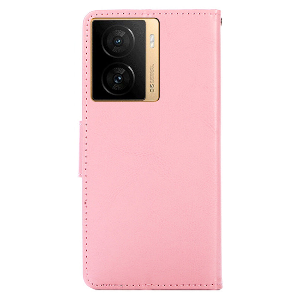 For vivo iQOO Z7 5G Leather Wallet Phone Case Shockproof Folding Stand Cover