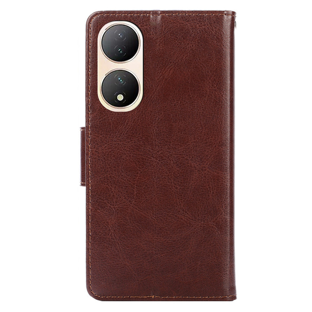 For vivo Y100 5G Shockproof Folding Stand Cover Leather Wallet Phone Case