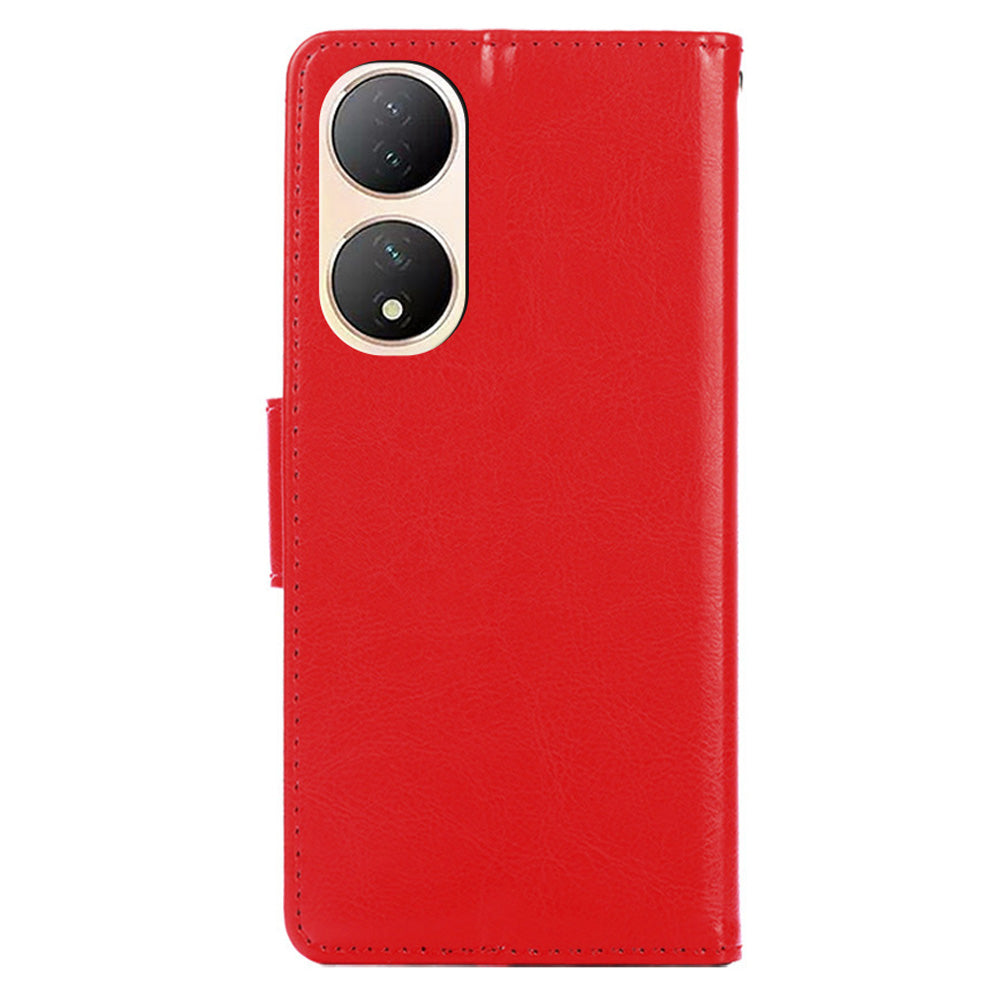 For vivo Y100 5G Shockproof Folding Stand Cover Leather Wallet Phone Case