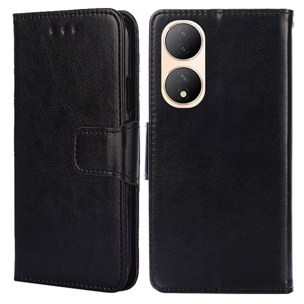 For vivo Y100 5G Shockproof Folding Stand Cover Leather Wallet Phone Case