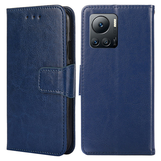 For Infinix Note 12 VIP 4G Phone Protective Case Leather Wallet Cover with Stand