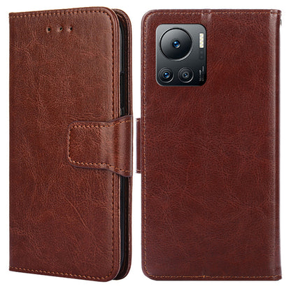 For Infinix Note 12 VIP 4G Phone Protective Case Leather Wallet Cover with Stand