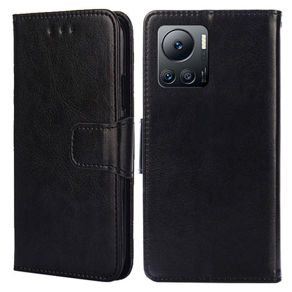 For Infinix Note 12 VIP 4G Phone Protective Case Leather Wallet Cover with Stand