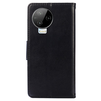 For Infinix Note 12 Pro 4G / Note 12 (2023) 4G Shockproof Wallet Phone Case Leather Flip Cover with Stand